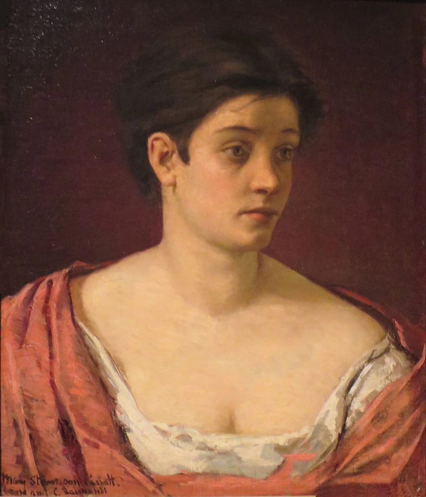 Mary Cassatt - 183, Ritratto di donna, Dayton Art Institute